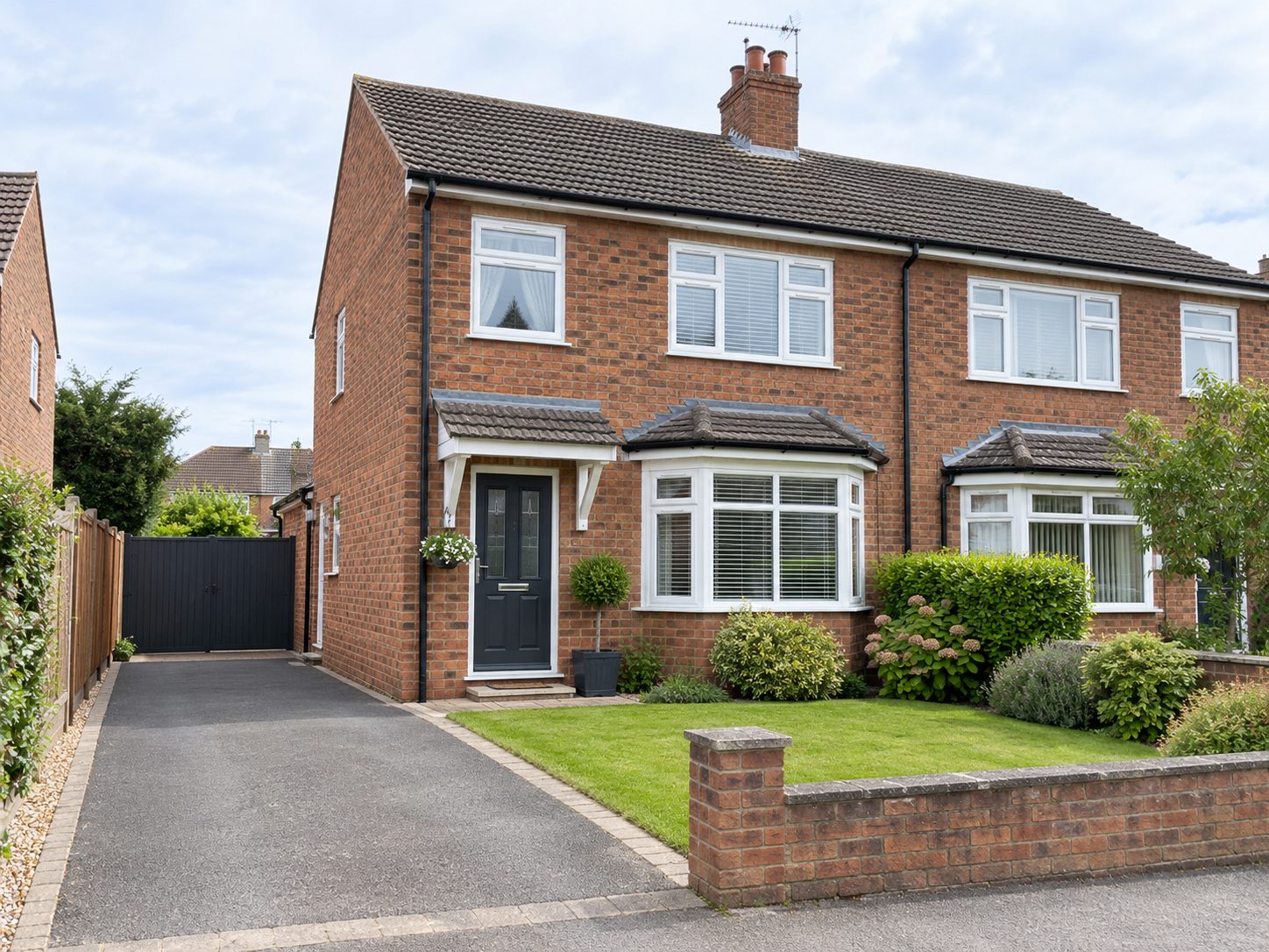 Illustrative photograph of a two-bedroom semi-detached house